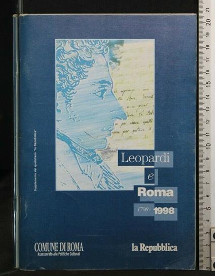 Leopardi e Roma 1798-1998 - copertina