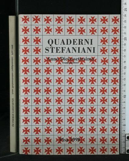 Quaderni Stefaniani Anno Diciassettesimo (Supplemento) - copertina
