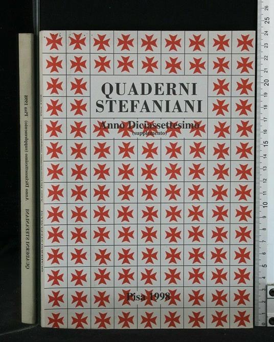 Quaderni Stefaniani Anno Diciassettesimo (Supplemento) - copertina