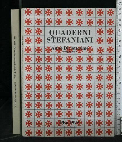 Quaderni Stefaniani Anno Diciottesimo (Supplemento) - copertina