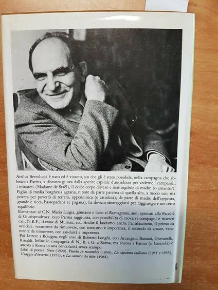 Attilio Bertolucci - Viaggio D'Inverno 1985 Garzanti - Poesie 1955/1970 - - Attilio Bertolucci - copertina