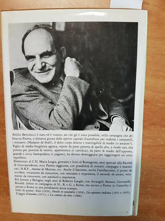 Attilio Bertolucci - Viaggio D'Inverno 1985 Garzanti - Poesie 1955/1970 - - Attilio Bertolucci - copertina