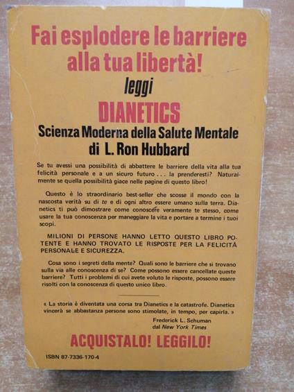 Hubbard Dianetics Scienza Moderna Della Salute Mentale Procedura Dianetica - L. Ron Hubbard - copertina