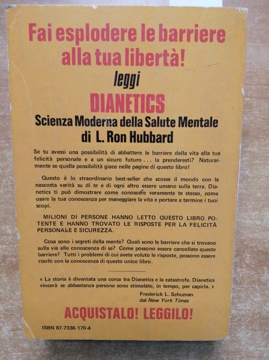 Hubbard Dianetics Scienza Moderna Della Salute Mentale Procedura Dianetica - L. Ron Hubbard - copertina