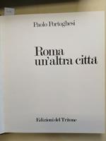 Paolo Portoghesi - Roma Un'Altra Citt 1969 Edizioni Del Tritone Fotografia