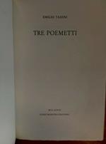 Emilio Tadini - Tre Poemetti 1960 Luigi Maestri 299 Esemplari + Custodia