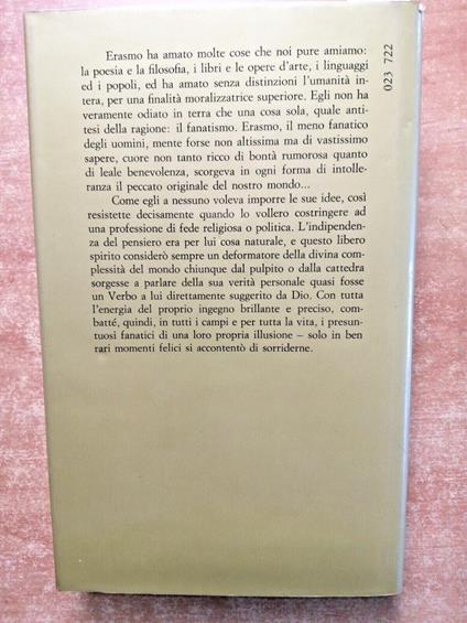 Stefan Zweig - Erasmo Da Rotterdam - 1Ed. Rusconi 1981 Con Illustrazioni - Stefan Zweig - copertina