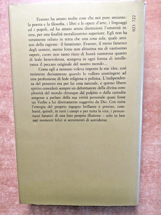 Stefan Zweig - Erasmo Da Rotterdam - 1Ed. Rusconi 1981 Con Illustrazioni - Stefan Zweig - copertina