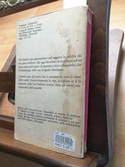 Tommaso Campanella - La Città Del Sole E Poesie - 1962 - Feltrinelli - - Tommaso Campanella - copertina