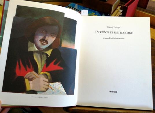 Nikolaj Gogol' - Racconti Di Pietroburgo 1987 Acquarelli M. Glaser Olivetti - Nikolaj Gogol' - copertina