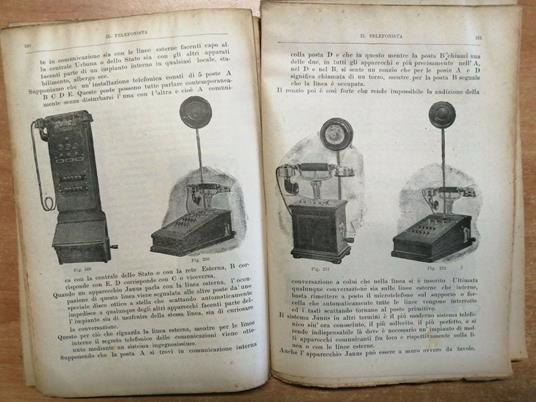 Cesare Rossi Il Telefonista Manuale Pratico Per L'Allievo 1912 Ascoli Picen - Tomaso Monicelli - copertina
