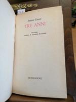 Anton Cecov - Tre Anni Mondadori 1Ed. 1960 Illustrato Letteratura Russa