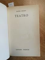 Anton Cechov - Teatro - Sansoni 1960 Copertina Similpelle