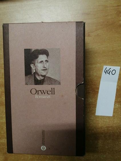 George Orwell - Romanzi 2 Volumi + Custodia Mondadori 1Ed. Grandi Classici - George Orwell - copertina