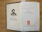 Poesie Di Giosuè Carducci 1850-1900 - Zanichelli - 1939 Con 4 Facsimili
