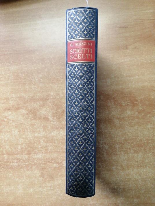 Giuseppe Mazzini - Scritti Scelti - Biblioteca Carducciana 1964 Sansoni - Giuseppe Mazzini - copertina