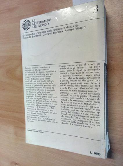 Le Letterature D'Oc E D'Oil - Antonio Viscardi - Sansoni - 1967 - Provenza - Antonio Viscardi - copertina