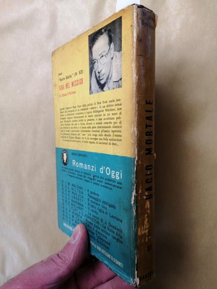 Mickey Spillane - Bacio Mortale - Garzanti - 1955 - Serie Gialla 1Ed. - Mickey Spillane - copertina