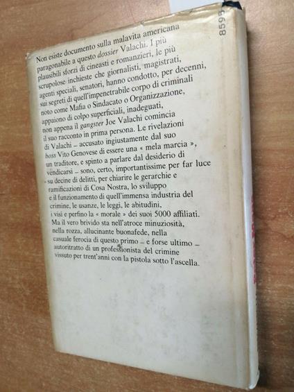 Peter Maas - La Mela Marcia Joe Valachi I Segreti Di Cosa Nostra Mondadori - Peter Maas - copertina
