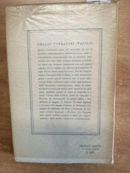 Marco Visconti - Poesie - 1Ed. Mondadori - 1953 - Lo Specchio - - Marco Visconti - copertina