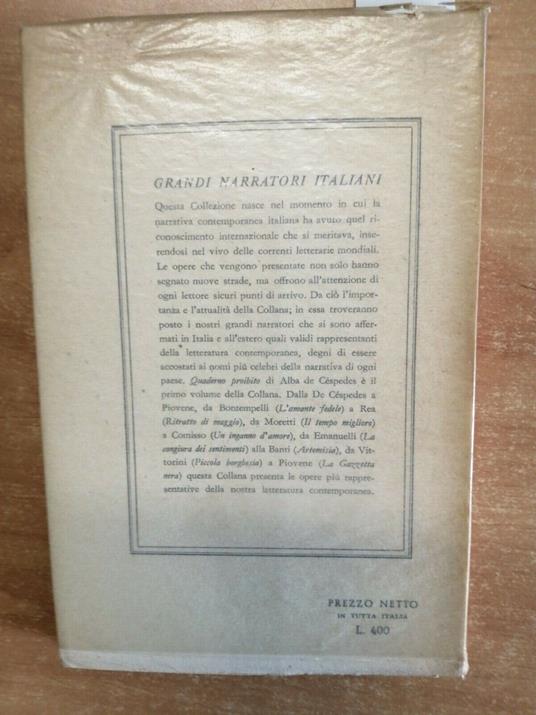 Marco Visconti - Poesie - 1Ed. Mondadori - 1953 - Lo Specchio - - Marco Visconti - copertina