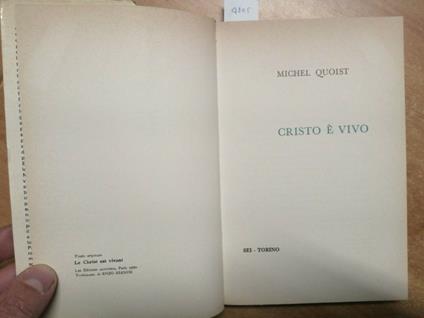 Michel Quoist - Cristo è Vivo - 1970 - Sei - - Michel Quoist - copertina