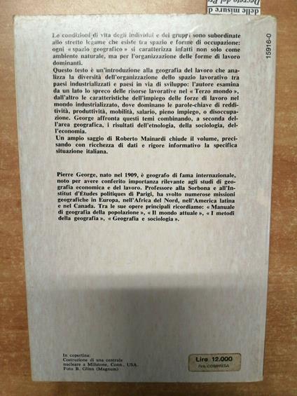 George Pierre - Popolazioni Attive - 1979 - 1Ed. Oscar Mondadori - Pierre George - copertina