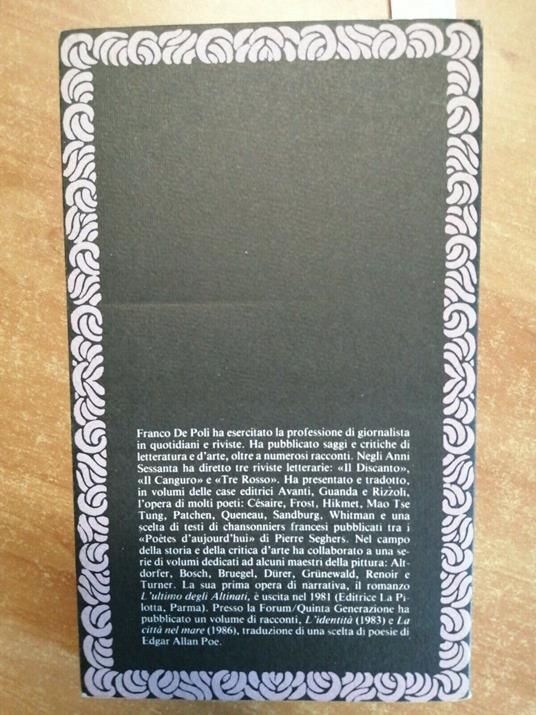 Le Donne Del Coro - Franco De Poli 1986 Autografato! -Forum Uinta Generaz.( - Franco De Poli - copertina