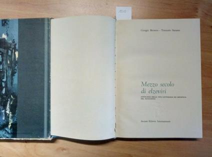 Mezzo Secolo Di Elzeviri Berzero Sarasso 1962 Sei Antologia Vita Letteraria 1213 - copertina