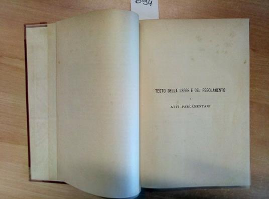 La Nuova Legge Sulla Pubblica Beneficenza 1905 Schanzer Peano - Cecchini - copertina