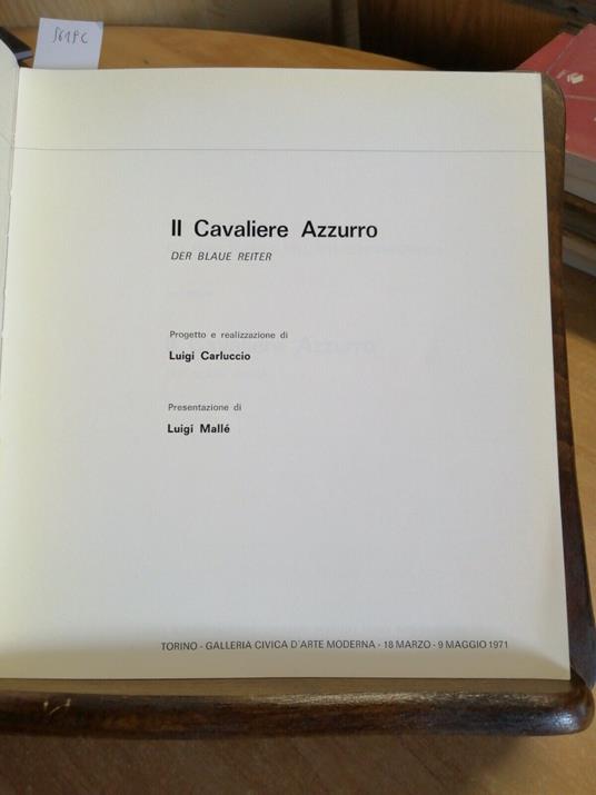 Il Cavaliere Azzurro Der Blaue Reiter 1971 Catalogo Galleria Civica Torino( - copertina