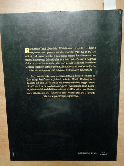 Ert - La Raccolta Della Rosa - Romain De Tirtoff - Gei - 1983 - - copertina