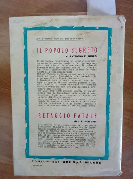 Cosmo N 36 Sfida A Ghalano - Subdolo Attacco 1961 Ponzoni - copertina