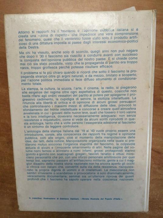 Eia Eia Eia Alalà! La Stampa Italiana Sotto Il Fascismo 1971 Feltrinelli( - copertina
