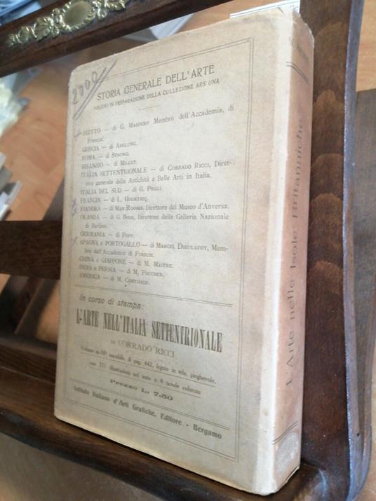 W. Armstrong - L'Arte Nelle Isole Britanniche 1910 Ars Una: Species Mille( - copertina