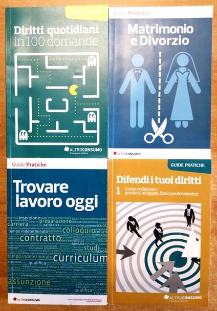 Lotto 15 Volumi Guide Pratiche Altroconsumo Vedi I Titoli All'Interno!!! - copertina