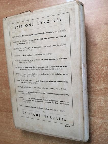 Manuel De L'Air Comprimè Compressed Air Aria Compressa - 1957 - Eyrolles - copertina