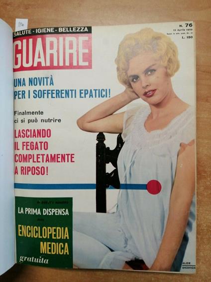 Guarire Mensile Di Salute Bellezza Igiene 20 Fascicoli Rilegati Medicina - copertina