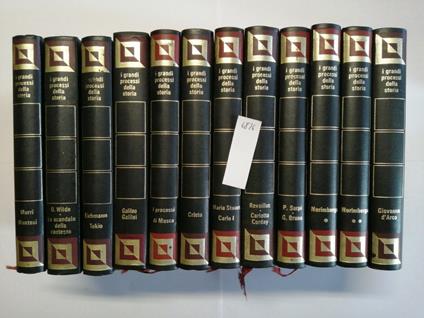 I Grandi Processi Della Storia - 12 Voll. 1973 Ferni Elenco Titoli Interno - copertina