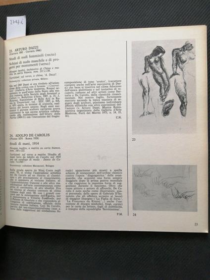 Dall'8 Al 9: Disegni, Acqueforti, Puntesecche, Litografie, Bronzetti 1975 - copertina