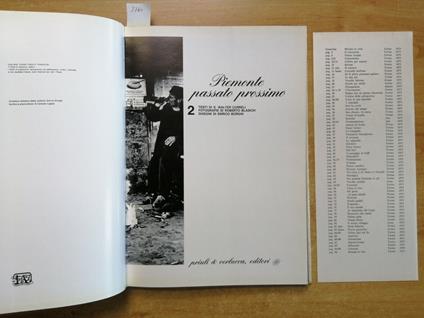 Piemonte Passato Prossimo Vol. 2 Priuli Verlucca 1975 Foto In Bianco/Nero - copertina
