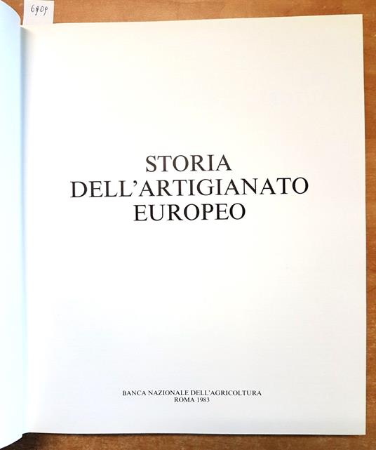 Storia Dell'Artigianato Europeo - 1983 - Bnl - Con Cofanetto - Illustrato - copertina
