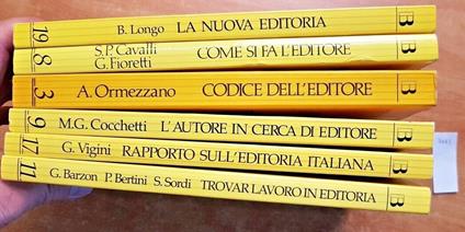 6 Libri I Mestieri Del Libro Editoria Editore Autore Scrittore Bibliografica7442 - copertina