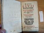 Titi Livii Patavini Historiae Romanae 4 Tomi Patavii 1718 Seminarii(2268