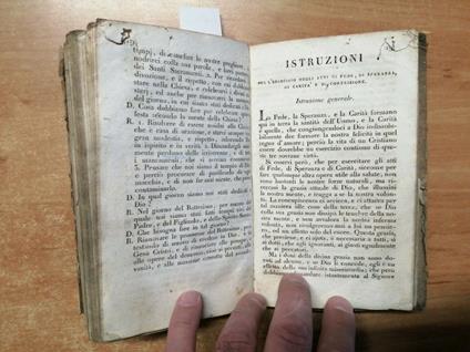 Compendio Della Dottrina Cristiana Ad Uso Della Città Di Lodi 1823 Raro!( - copertina