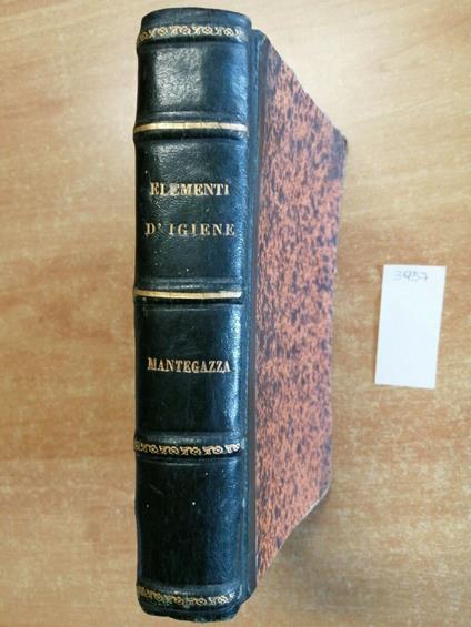 Paolo Mantegazza - Elementi D'Igiene - 1865 - Gaetano Brigola - copertina