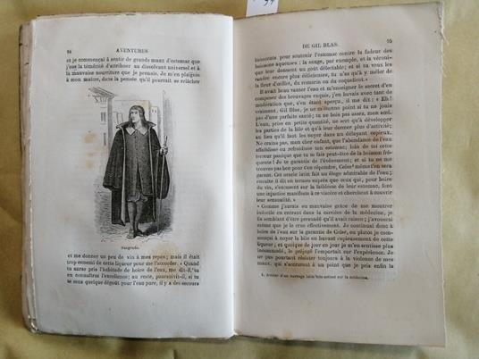 Avventures De Gil Blas De Santillane Par Le Sage 1877 Hachette 42 Figure - copertina