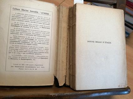 Ferrante Giulio Marchetti - Donne Belle D'Italia - Athena 1929 Biografie - copertina