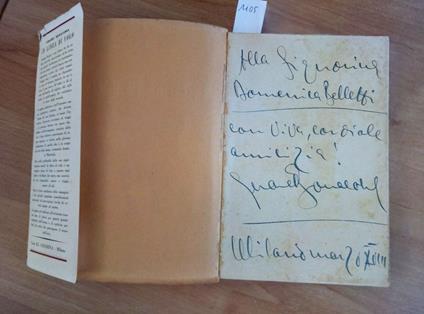 Cesare Bonacossa In Linea Di Volo 1940 Ceschina - Autografato!!! 1 Ed. - copertina