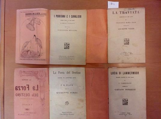 Libretti Opera Barion Madella Verdi Bellini Donizetti - copertina